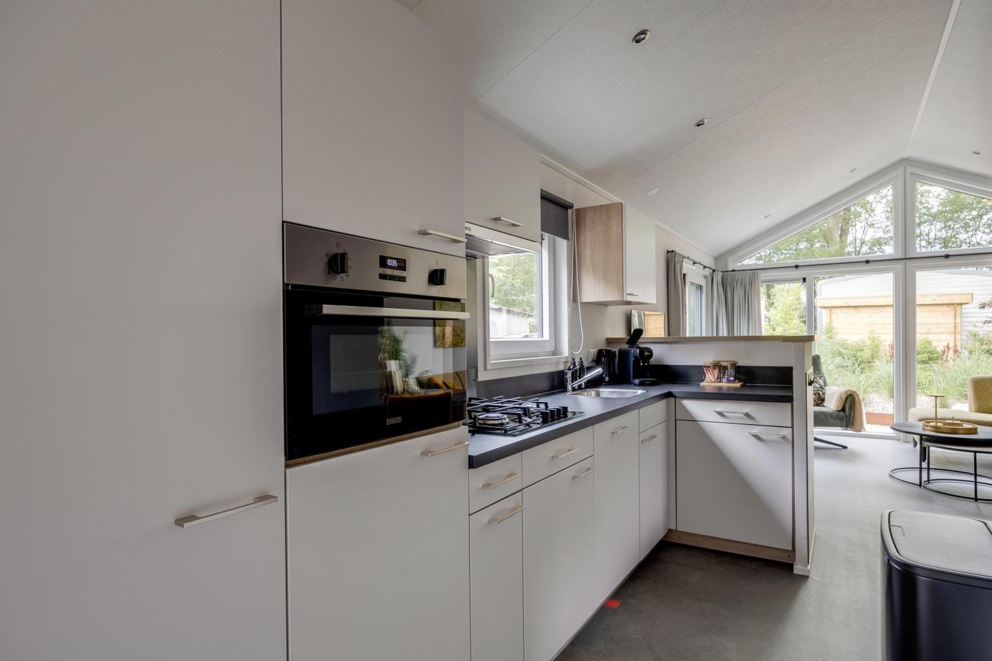 אפ Modern Ingericht Chalet Op Groen Park Op De Veluwe מראה חיצוני תמונה