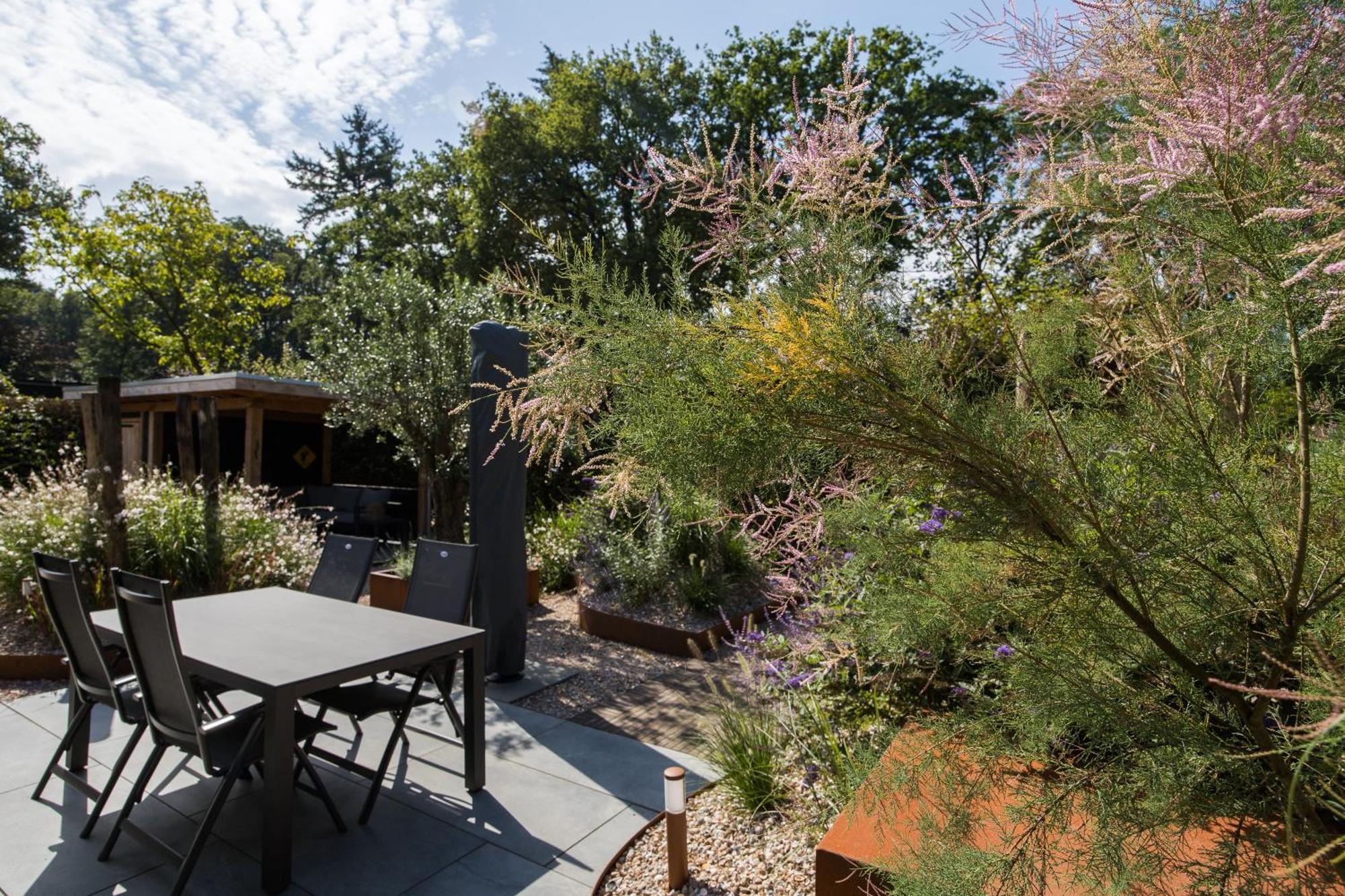 אפ Modern Ingericht Chalet Op Groen Park Op De Veluwe מראה חיצוני תמונה