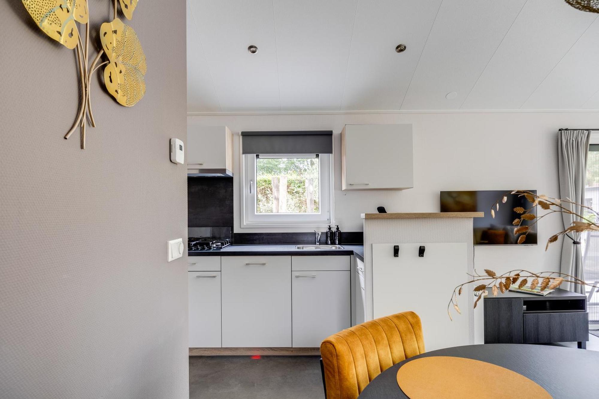 אפ Modern Ingericht Chalet Op Groen Park Op De Veluwe מראה חיצוני תמונה