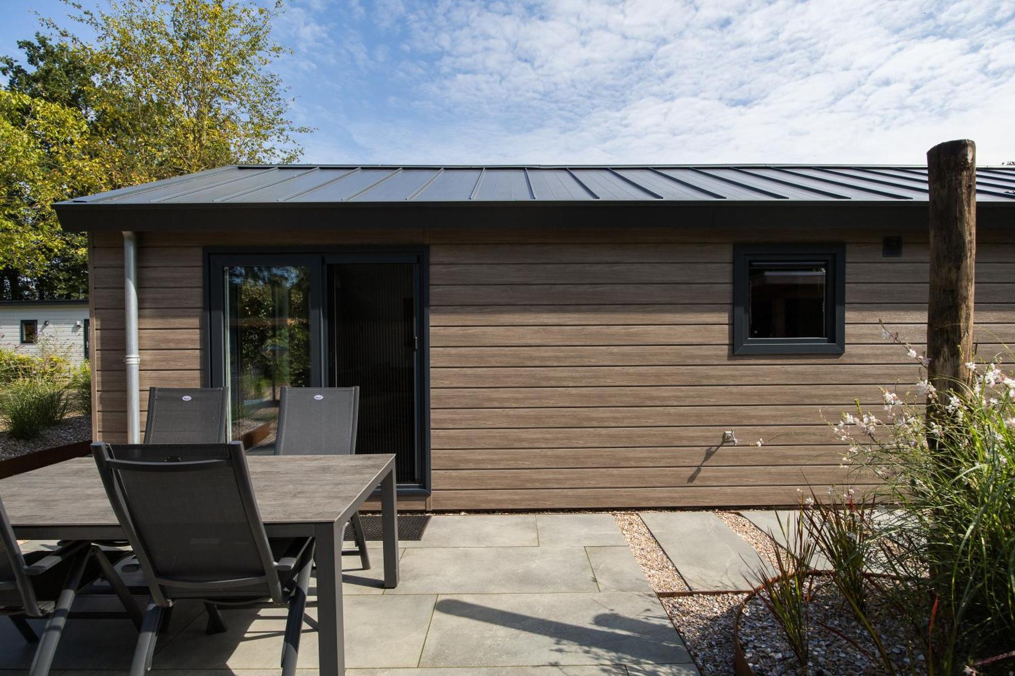 אפ Modern Ingericht Chalet Op Groen Park Op De Veluwe מראה חיצוני תמונה