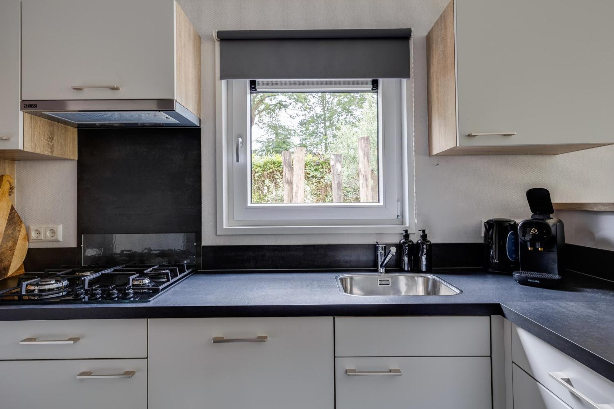 אפ Modern Ingericht Chalet Op Groen Park Op De Veluwe מראה חיצוני תמונה