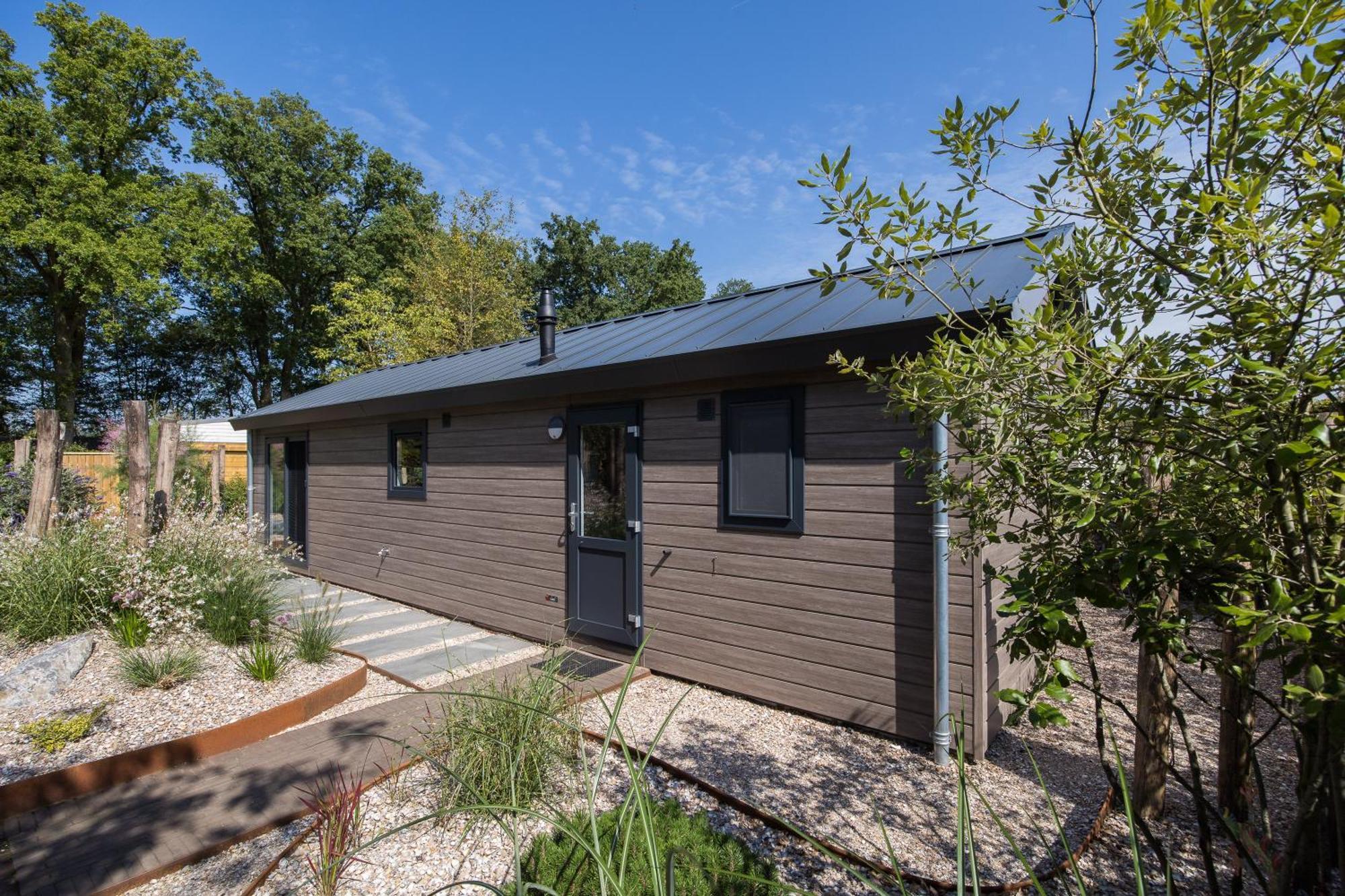 אפ Modern Ingericht Chalet Op Groen Park Op De Veluwe מראה חיצוני תמונה